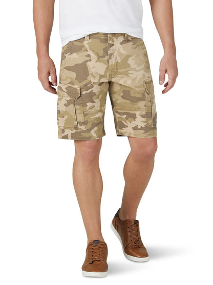 Wrangler Authentics Short cargo extensible classique pour homme, Jungle Elmwood Camo, 34