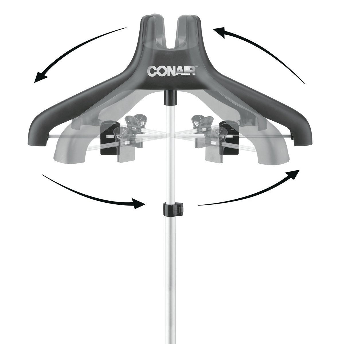 Conair GS28NXC Garment Upright Steamer with Microban, Full Size Standing Steamer for Clothes, 1500W Professional Steam and Press, Fast 45-Second Heat-Up