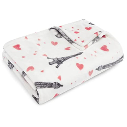 Betsey Johnson - Throw, Ultra-Soft Plush Blanket, Ideal for Couch, Bed, or Lounge, Cozy Home Essentials (Retro Halloween Pink, 50" x 70")