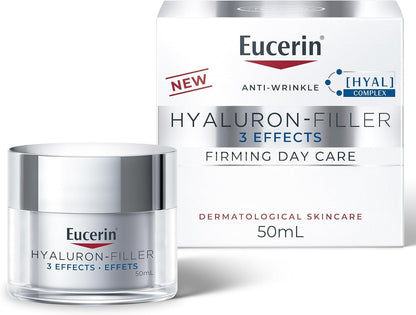 Eucerin Anti-Wrinkle Face Firming Day Cream, Hyaluronic Acid, Hydrate, 50mL Eucerin
