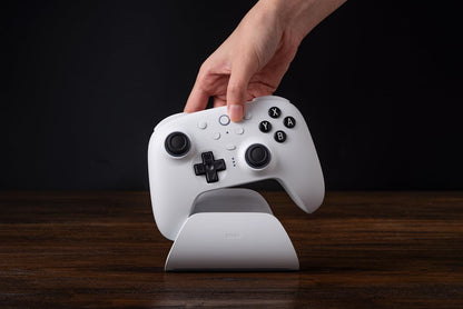 8BitDo Ultimate 2 Bluetooth Controller for Switch/Switch 2 & Windows PC, Switch Pro Controller with TMR Joysticks, Switchable Hall Effect/Tactile Triggers, Vibration and Motion Control - White
