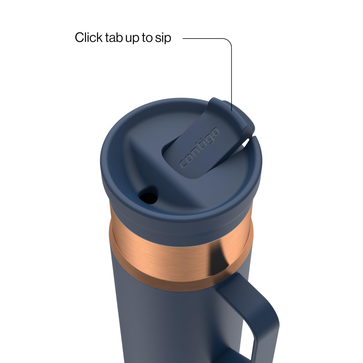 Contigo SnapSeal 20 oz Travel Mug w/Side Handle | Vacuum-Insulated Stainless Steel for Hot Coffee & Tea or Cold Drinks | Spill-Proof Lid w/Straw Compatibility | BPA & Lead-Free | Dishwasher Safe 🍁 All In One Marketplace Canada
