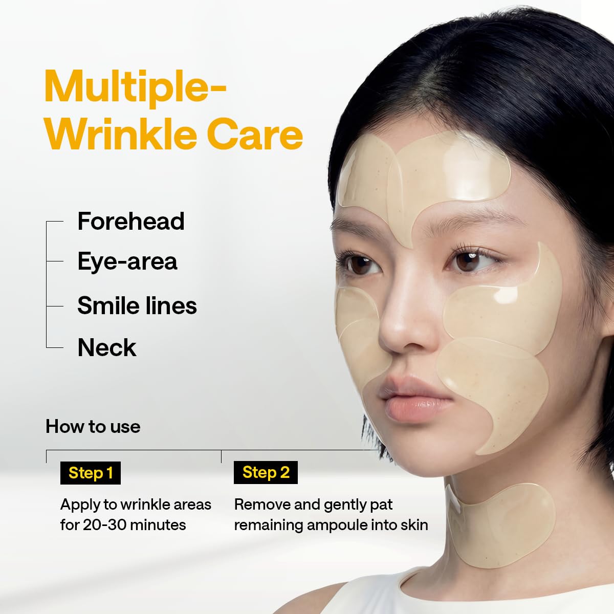MEDIHEAL Collagen Vita Capsule Eye Patch – Korean Eye Mask for Dark Circles & Dark Spots, Vitamin C Hydrogel Under Eye Patches That Visibly Brighten, Plump & Even Skin Tone, 60 Count