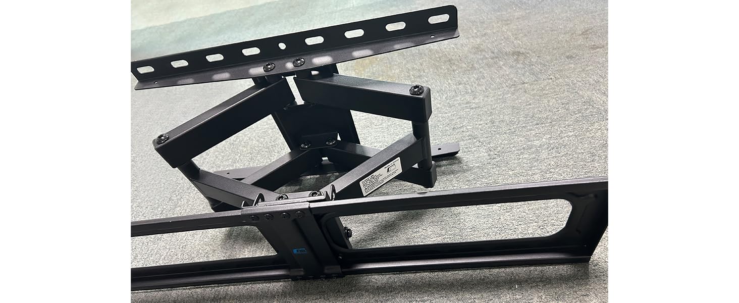 HOME VISION Full Motion TV Wall Mount for Most 32-85 inch TVs up to132 lbs, TV Mount Swivel and Tilt with Dual Articulating Arms, Wall Mount TV Bracket Max VESA 600x400mm, Fits 8" 12" 16" Wood Studs - Available at All In One Marketplace Canada