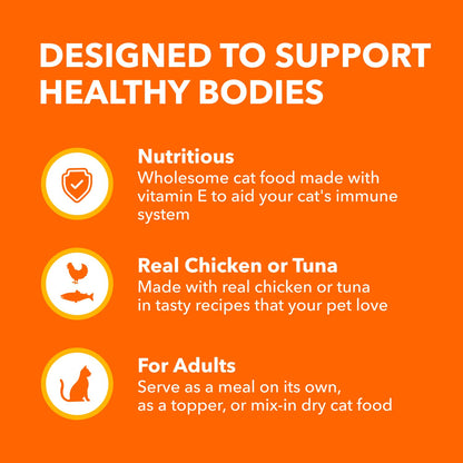 IAMS Perfect PORTIONS Adult Wet Cat Food, Chicken Flavour, 75g (12 Pack) IAMS