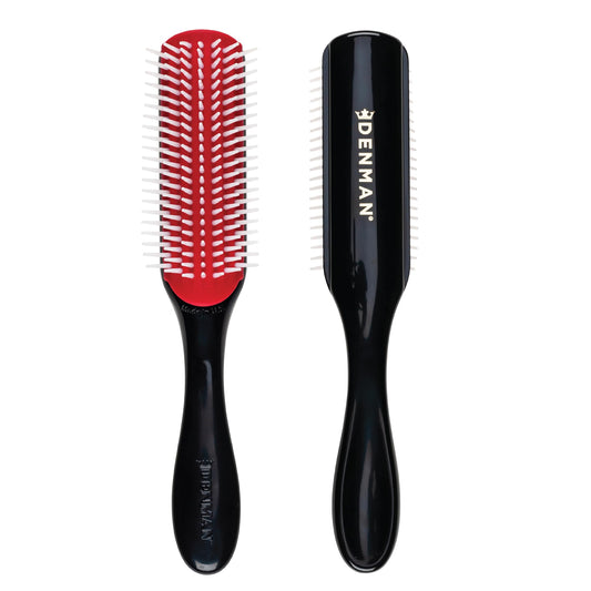 Denman D3 Original Curl Definer & Styler – 7‑Row Detangling Brush for Smooth, Defined Curls – Precision Styling Brush for Curly or Straight Hair – For Men and Women - Available at All In One Marketplace Canada