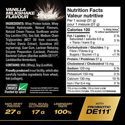 PVL ISO Gold – Grass Fed Premium Whey Protein Isolate (908g, Vanilla)