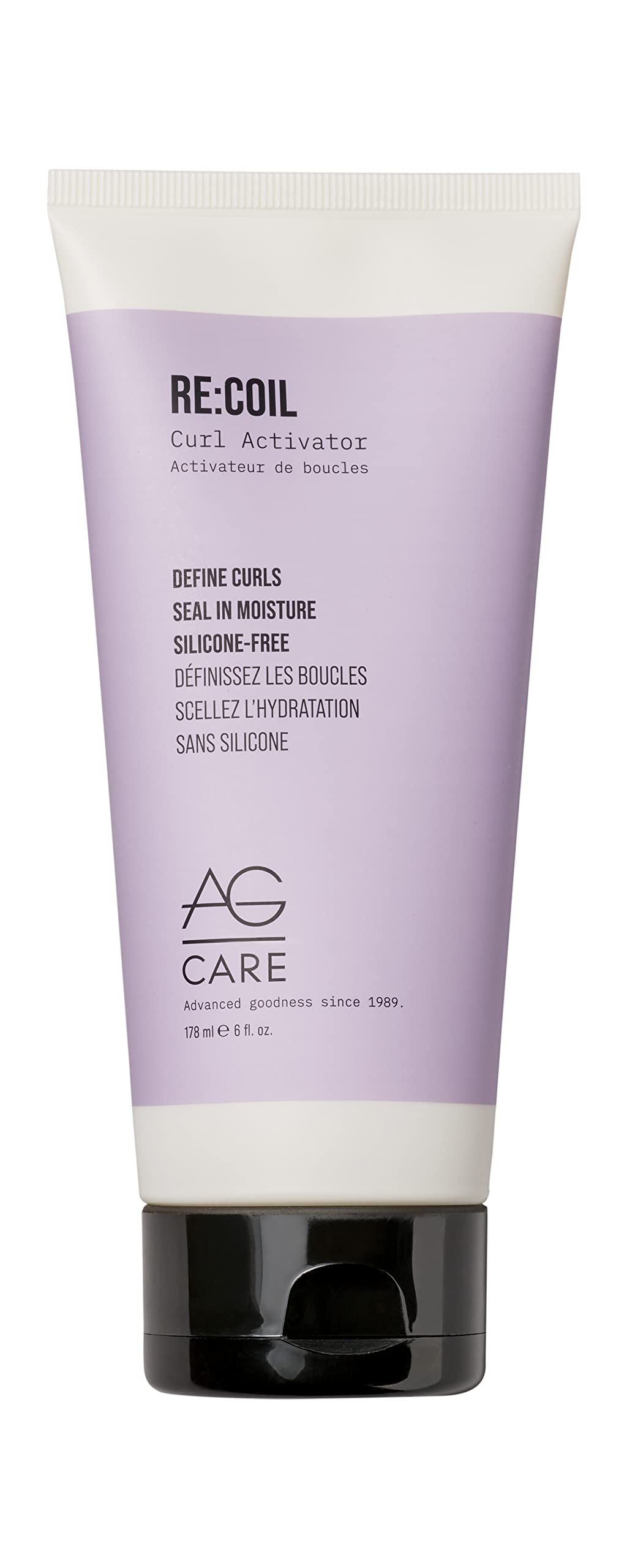 AG Care Re:Coil Curl Activator Curl Cream with Keratin Amino Acids - Ultra-Nourishing Curly Hair Cream for Defined, Healthy Curls, 6 Fl Oz - Available at All In One Marketplace Canada
