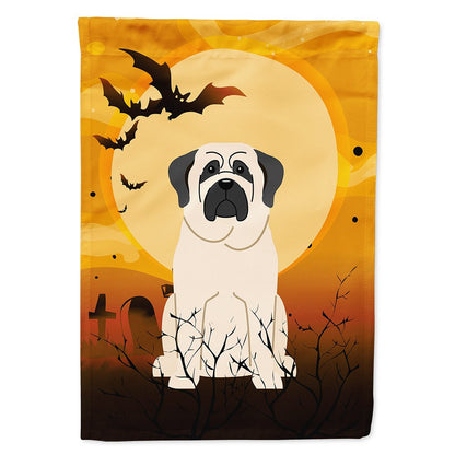 Drapeau de maison Caroline's Treasures BB4283CHF, motif Halloween Mastiff, toile blanche, grande taille, multicolore
