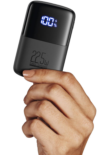 INIU Power Bank, Smallest 22.5W 10000mAh Portable Charger, USB C in&Out Fast Charging 3-Output Mini Battery Pack Charger with Phone Holder for iPhone 17 16 15 14 Samsung S24 S23 AirPods iPad etc - Available at All In One Marketplace Canada