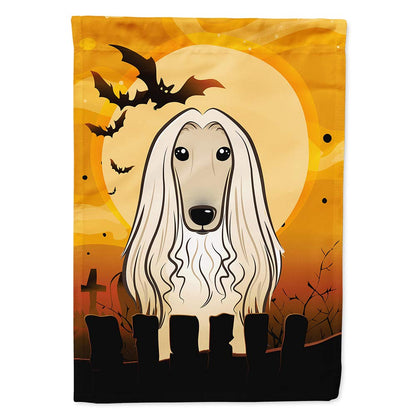 Drapeau de maison en toile Caroline's Treasures BB1802CHF Halloween Lévrier afghan, multicolore, grand