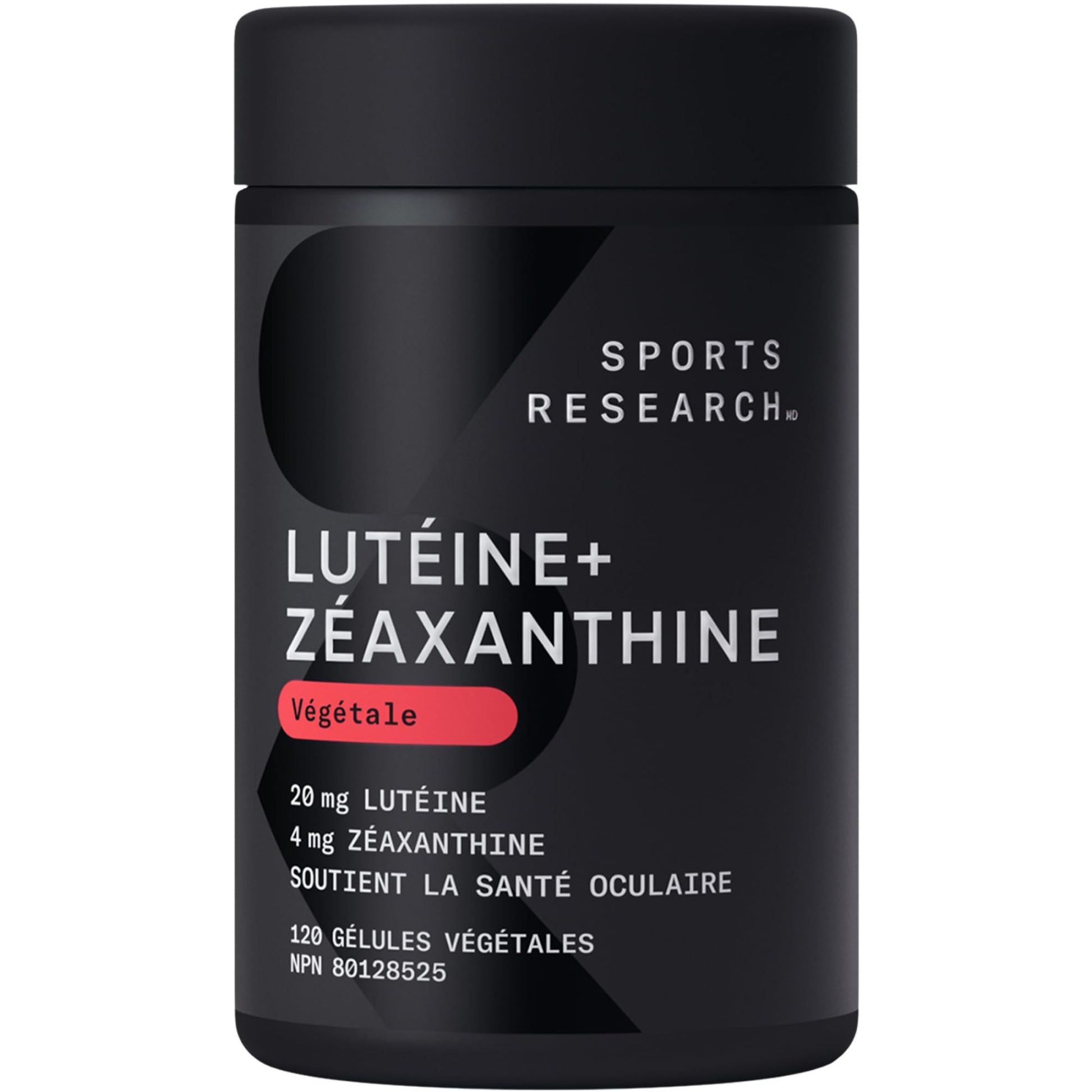 Sports Research® Vegan Lutein + Zeaxanthin (20mg) with Organic Coconut Oil for Better Absorption - Supports Vision & Eye Health - Vegan Certified & Non-GMO Verified (120 Softgels) - Available at All In One Marketplace Canada
