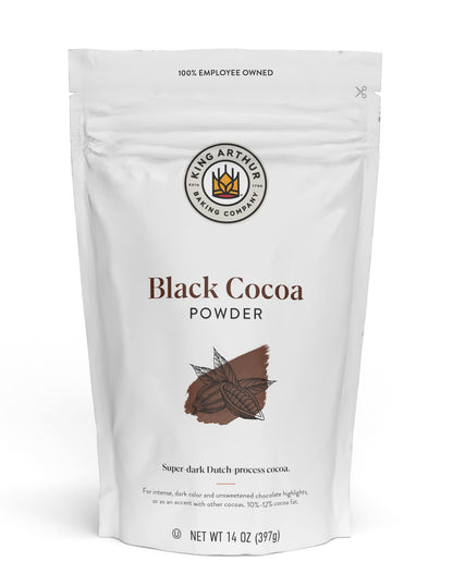 King Arthur Black Cocoa Powder – Dutch Processed for Rich Chocolate Baking – 14 oz