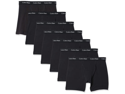 Calvin Klein Men's Cotton Stretch 7-Pack Boxer Brief, 7 Black, Large 🍁 All In One Marketplace Canada