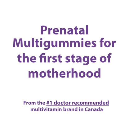Centrum Prenatal Multigummies with DHA and Folic Acid, Postpartum Multivitamin and Mineral Supplement, 60 count, 30 day supply. - Available at All In One Marketplace Canada