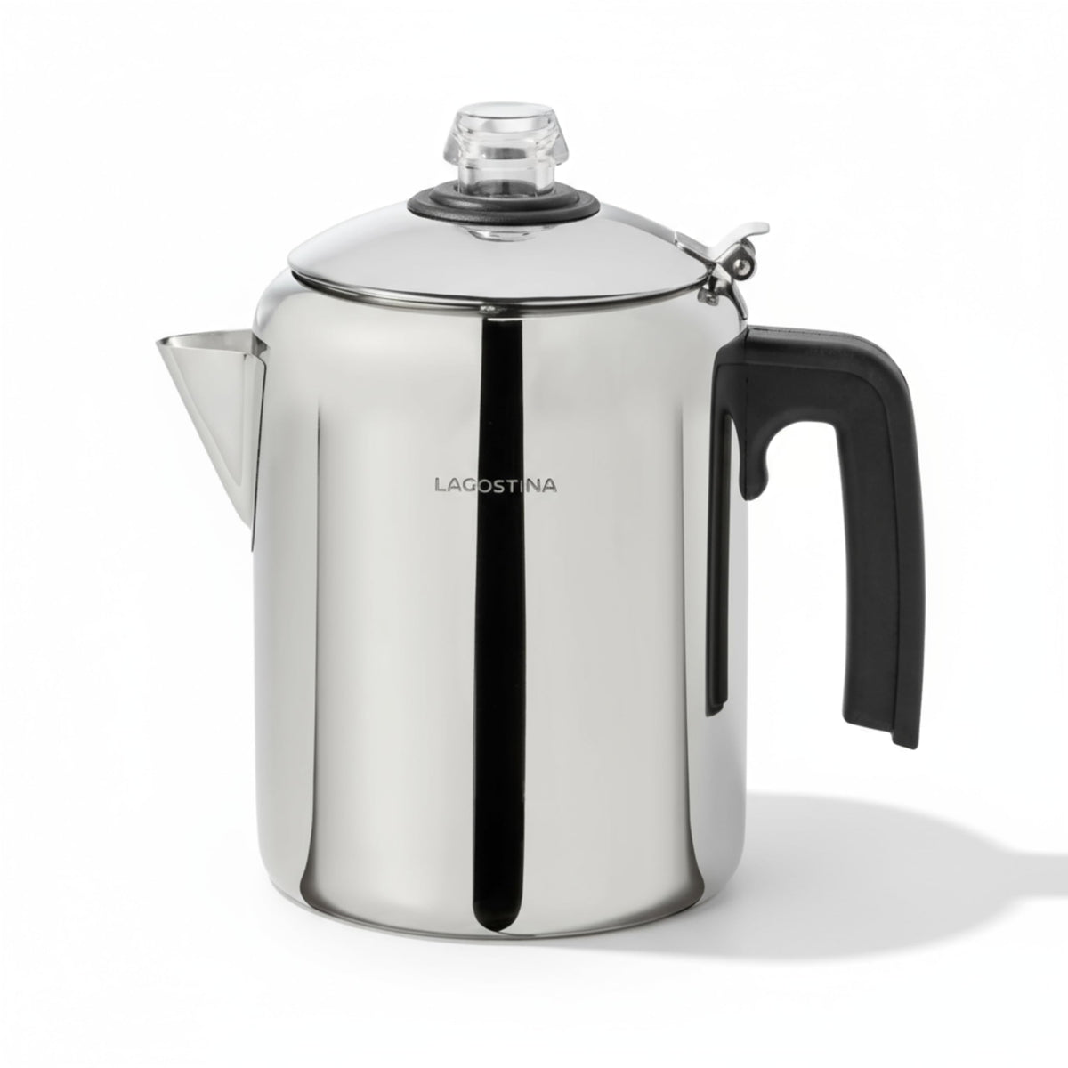 Lagostina Stainless Steel Coffee Percolator, 8-Cup Stovetop Coffee Maker