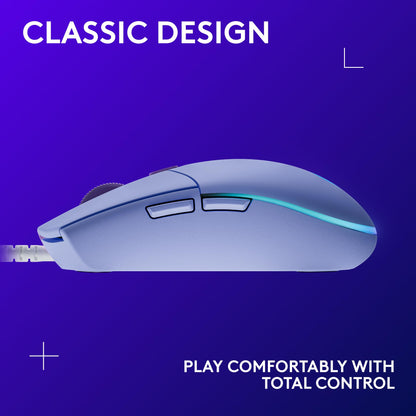 Logitech G203 Wired Gaming Mouse - Lilac
