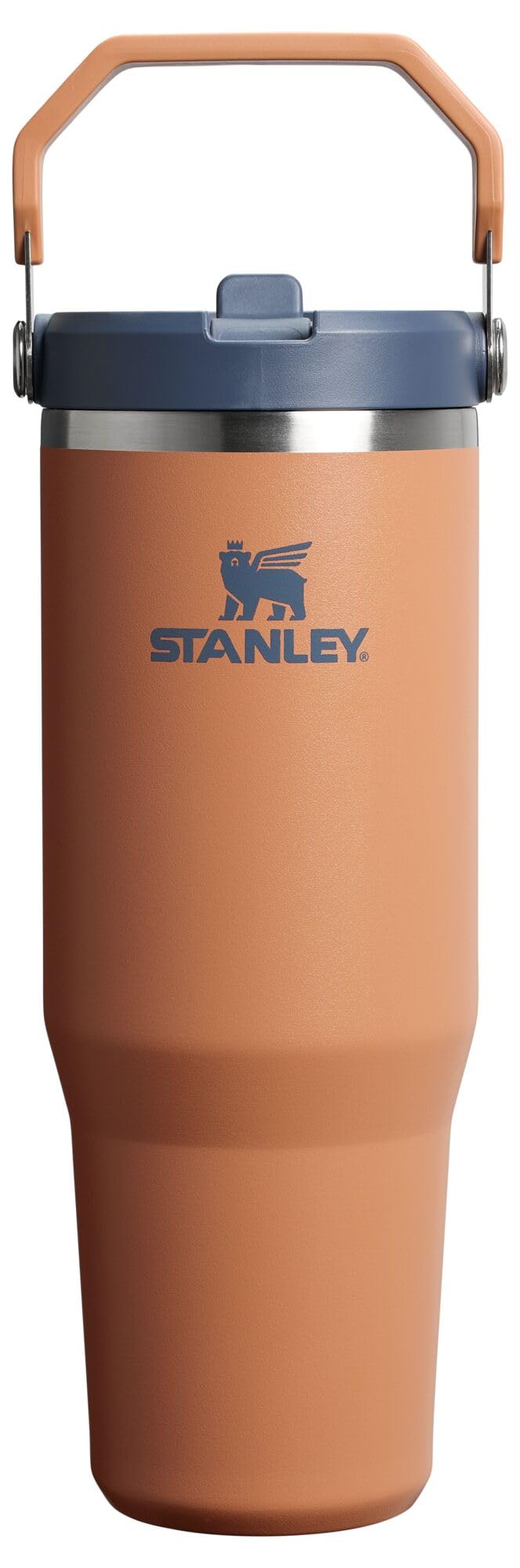 Stanley IceFlow 2.0 Flip Straw Tumbler with Handle 30 oz | Twist On Lid and Flip Up Straw | Leakproof Water Bottle | Insulated Stainless Steel | BPA-Free | Toast