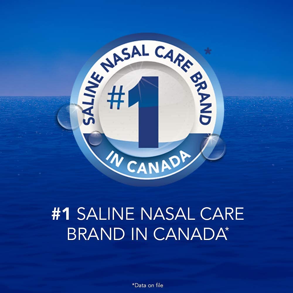 HydraSense Full Stream Nasal Spray, Daily Nasal Care, 100% Natural Source Seawater, Preservative-Free, 210 mL HydraSense