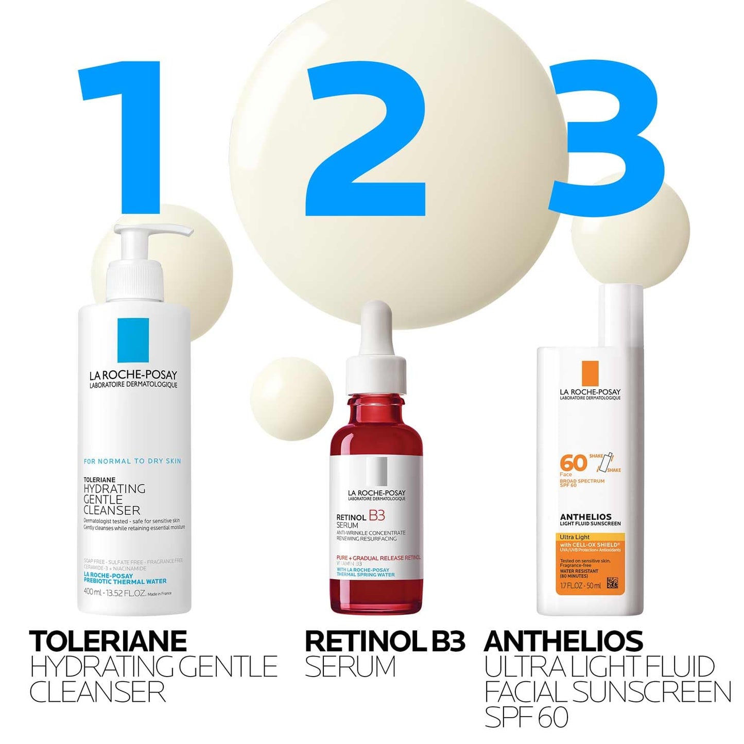 La Roche Posay Retinol B3 Serum, Anti-Aging Face Serum with Niacinamide, Reduces the look of Fine Lines & Wrinkles, Suitable for Sensitive Skin, Recommended by Dermatologists,30ml - Available at All In One Marketplace Canada