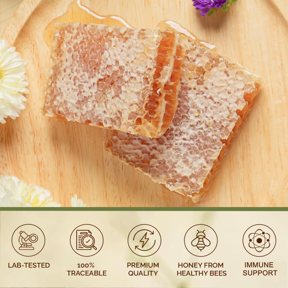 ONEROOT Raw Wildflower Honey | Unpasteurized Boreal Forest Variety | Creamed, Canadian-Farmed & Bottled | Single-Source Pure, Raw & Unfiltered (1kg)