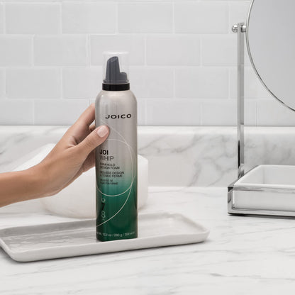 Joico JoiWhip Firm Hold Design Foam, Anti frizz Hair Products, Volumizing Hair Mousse for Curls, Paraben Free, 10.2 oz