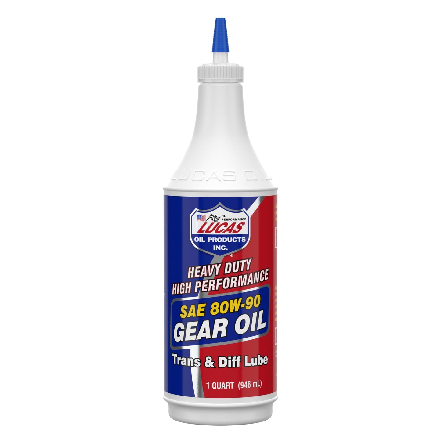 Lucas Oil 10043 SAE 80W-90 Heavy Duty Gear Oil - 1 Quart Lucas Oil