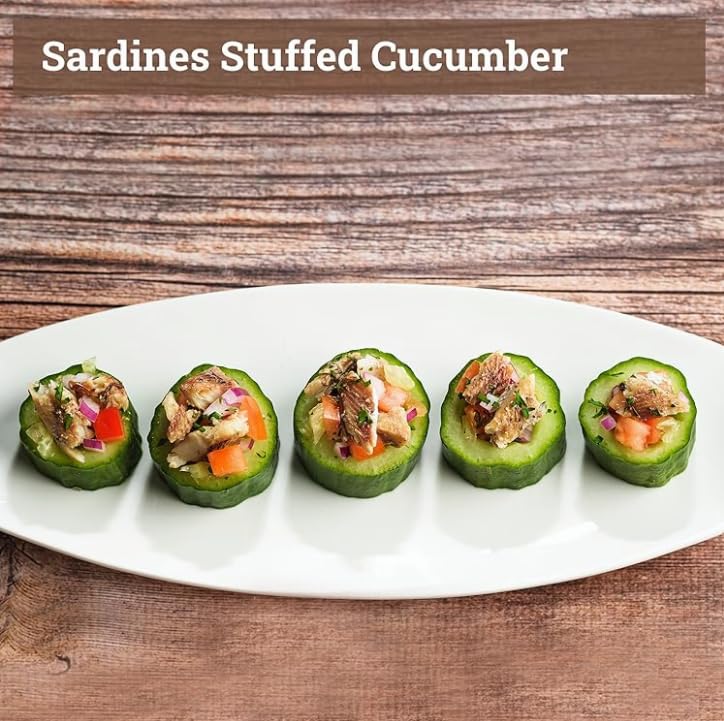 Brunswick Golden Smoked Sardine Fillets - 92g Cans, Pack of 18 | Protein-Rich Seafood Snack with Omega-3 & Vitamin D