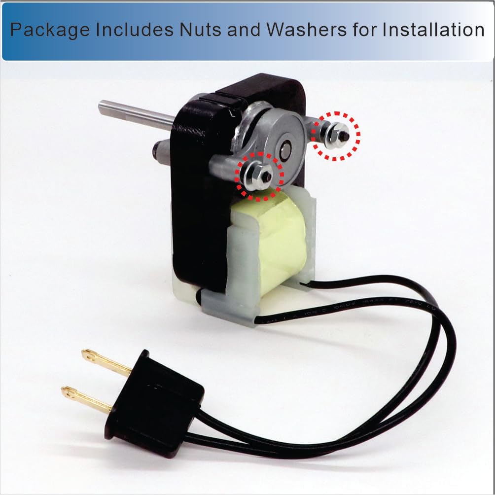 SM550, Universal Bathroom Vent Fan Motor Replacement Kit, 50 CFM, Compatible with Bay Motors, Sears 569, Uppco, Ventorola E498-1, Dayton, Nutone Broan and Many Other Units (1 Pack - Available at All In One Marketplace Canada