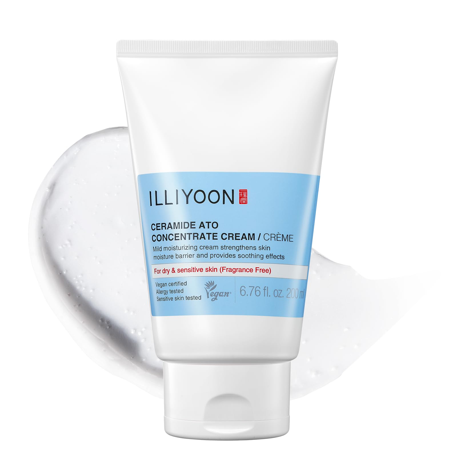 Illiyoon Ceramide Ato Concentrate Cream | Moisturizer for Dry & Sensitive Skin, 100hr Lasting Hydration, For Face & Body, Gentle for Infants, Moisture Barrier Repair, Vegan Certified, 6.76 fl.oz. - Available at All In One Marketplace Canada
