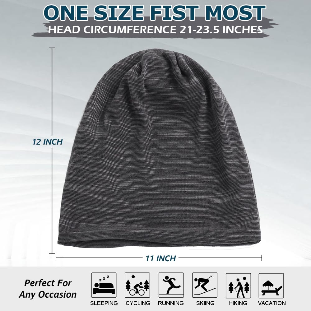 EINSKEY Slouchy Beanie for Men Women, Cotton Multipurpose Daily Headwear 🍁 All In One Marketplace Canada