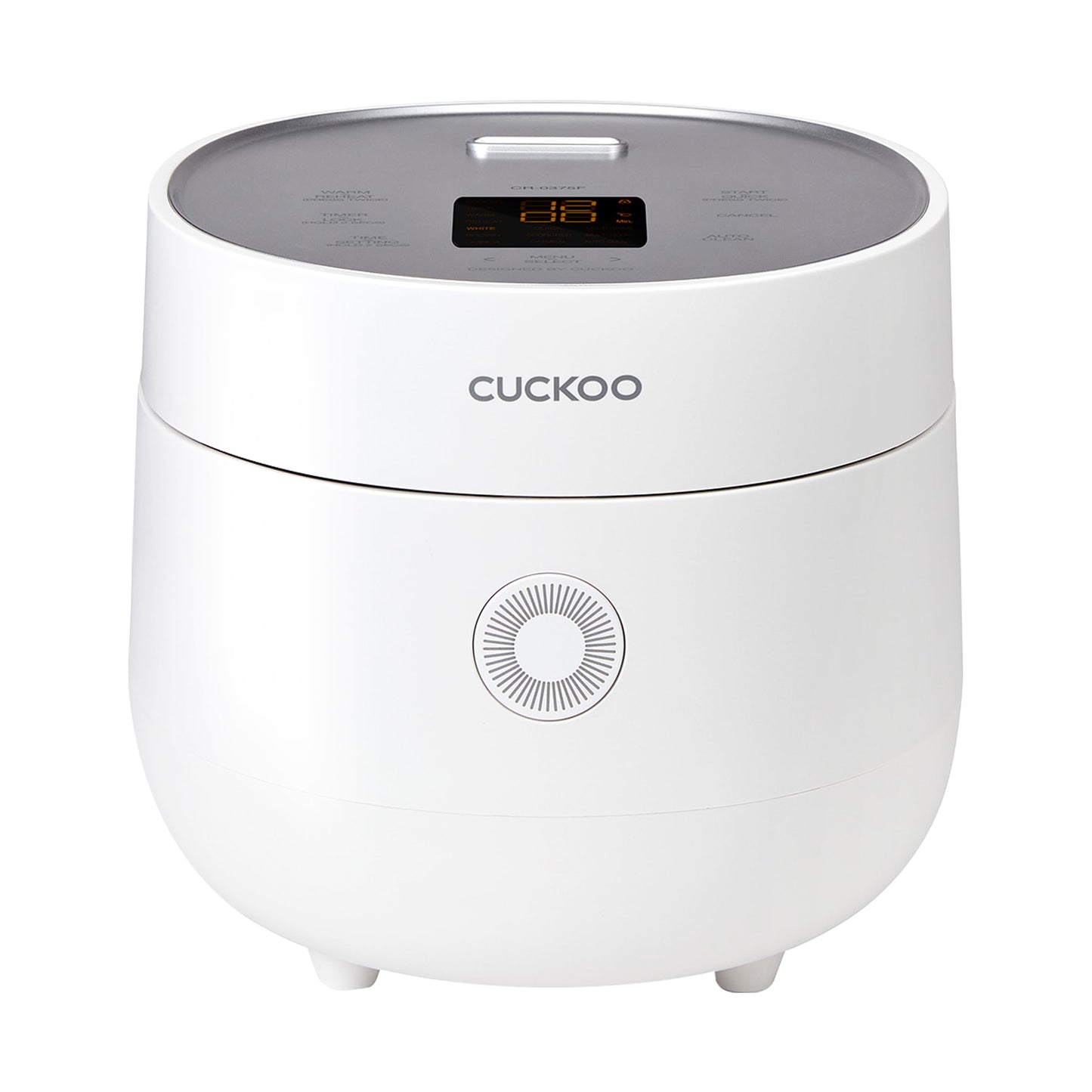 CUCKOO CR-0375FW | 3-Cup (Uncooked) Micom Rice Cooker | 10 Menu Options: Oatmeal, Brown Rice & More, Touch-Screen, Nonstick Inner Pot | White (CR-0375FW) CUCKOO