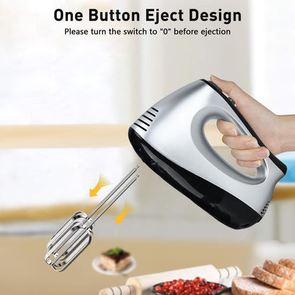 Lychee Hand Mixer Electric 600W Powerful Handheld Kitchen Mixer Portable 🍁 All In One Marketplace Canada