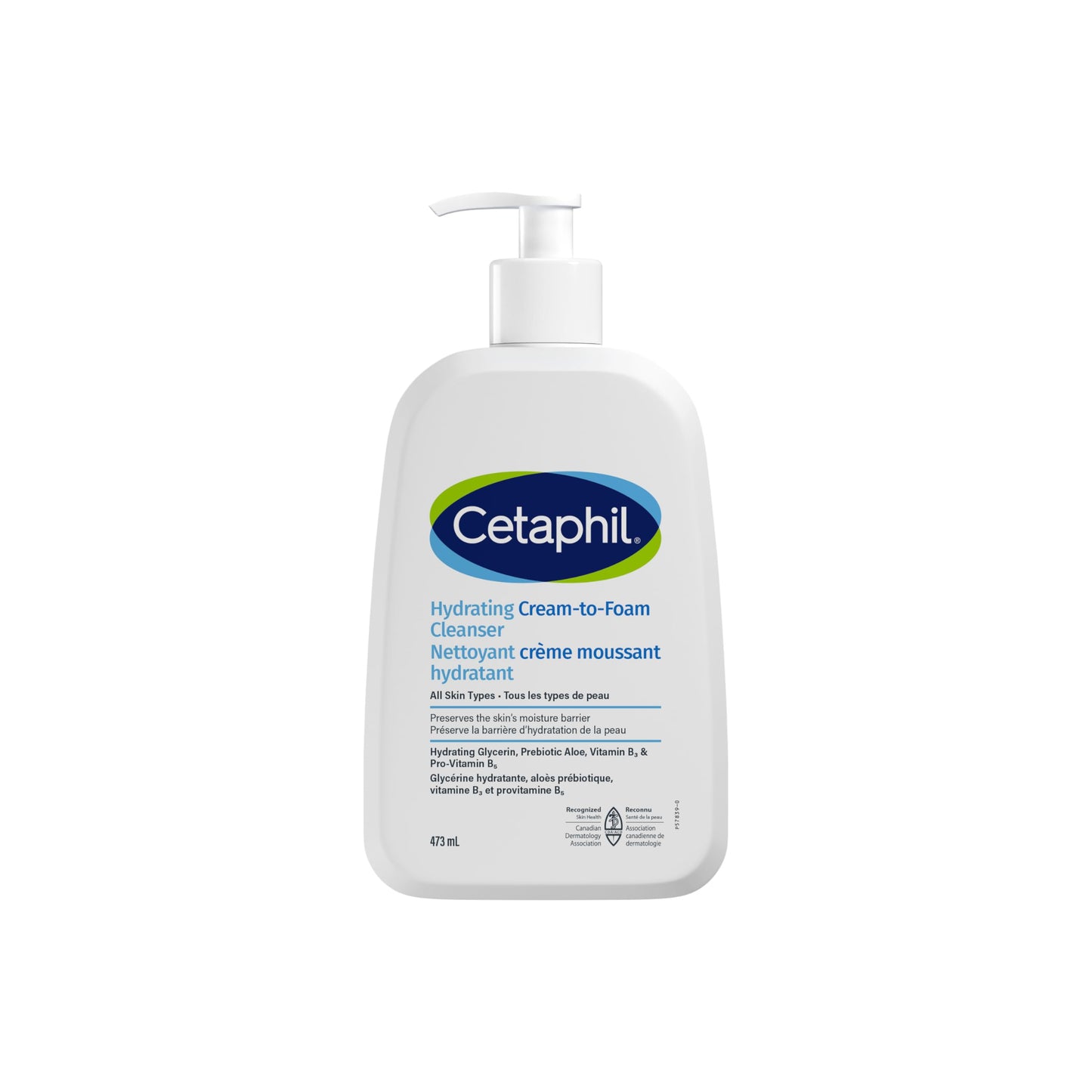 Cetaphil Cream to Foam Face Wash, Hydrating Facial Cleanser for Normal to Dry Sensitive Skin, Foaming Cleanser with Aloe, Glycerin & Niacinamide, 473ml - Available at All In One Marketplace Canada