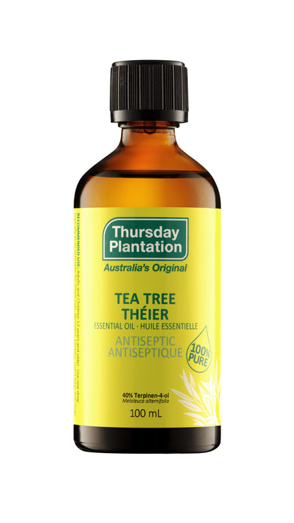 Thursday Plantation 100% Pure Tea Tree Oil - Ideal for Minor Cuts, Abrasions, Insect Bites, Stings, and Skin Irritations - Essential Oil - Versatile Oil for Home Use and Personal Care - 100ml size Thursday Plantation