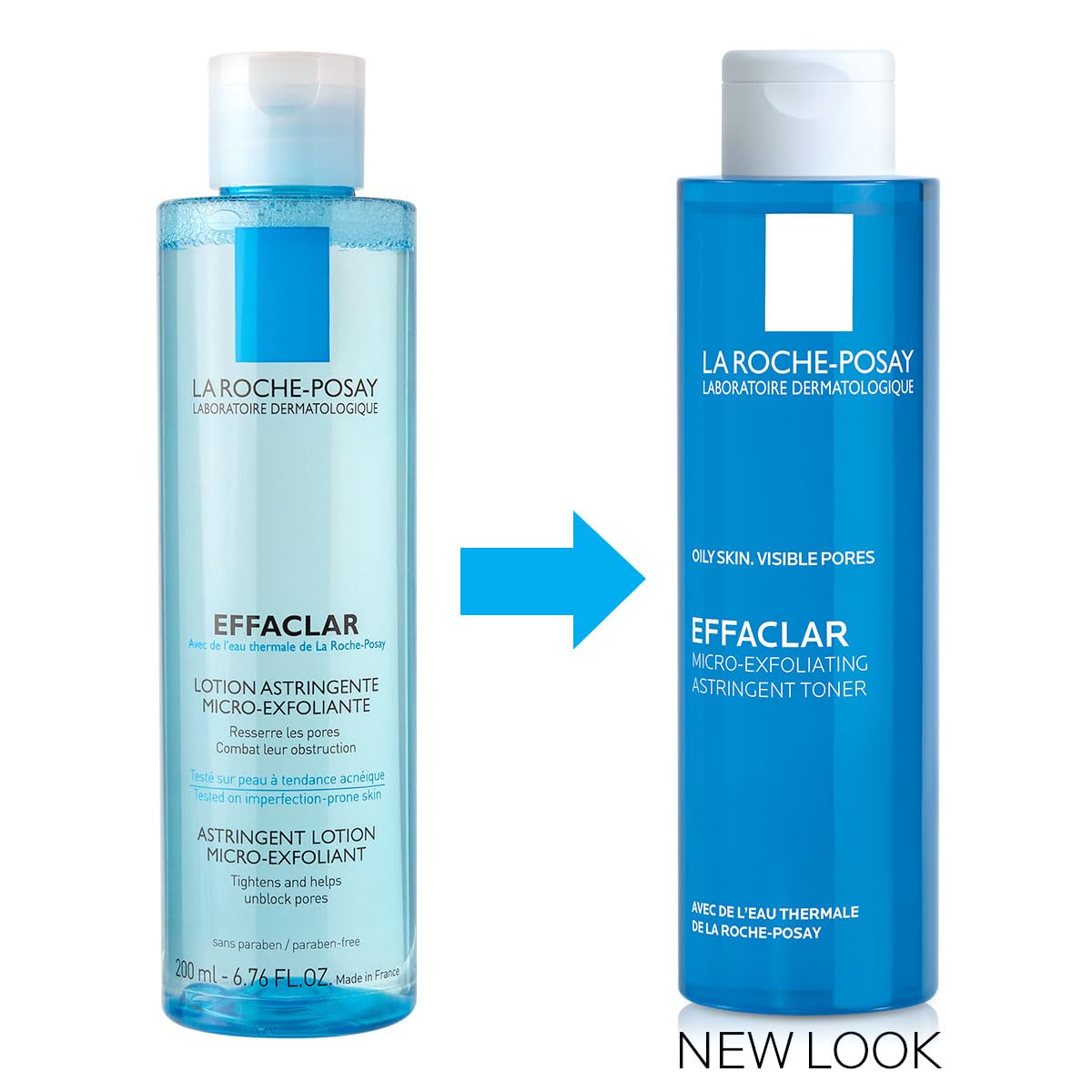 La Roche-Posay Face Toner Skincare, Effaclar Astringent For Oily Acne Prone Skin With Exfoliating Salicylic Acid And LHA, Reduces Look Of Pores, Dermatologist Recommended, 200Ml - Available at All In One Marketplace Canada