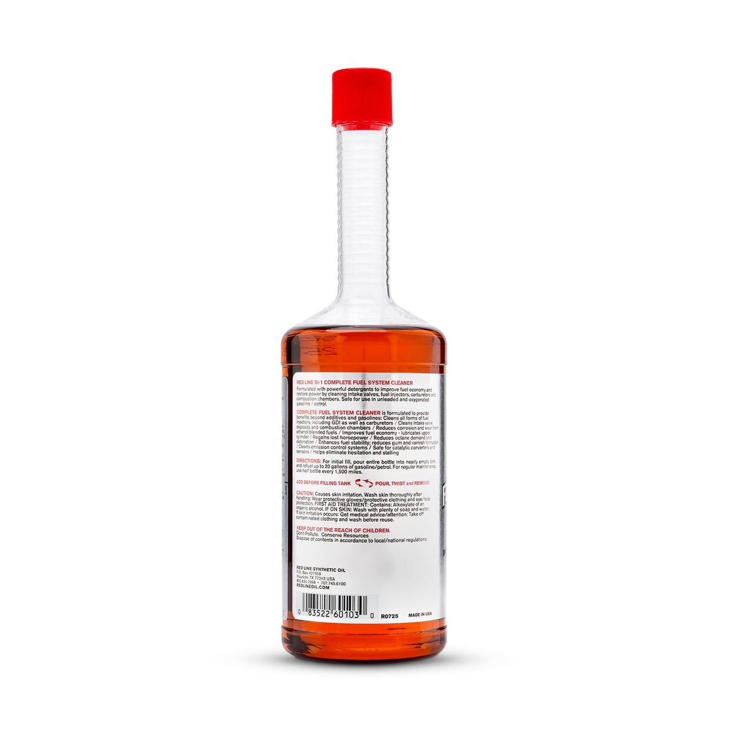 Red Line 60103 Complete SI-1 Fuel System Cleaner, 15 Ounce, 1 Bottle
