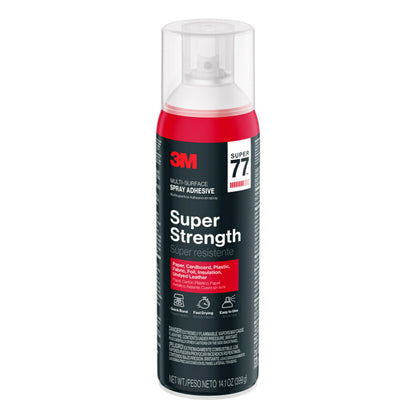 3M Super 77 Multi-Surface Spray Adhesive, 14.1 oz., Low VOC, Quick Bond, Fast Drying, Clear Finish for Foil, Foam, Paper, Metal, Plastic, Fabric, and Cardboard (77-NAT-EF) - Available at All In One Marketplace Canada