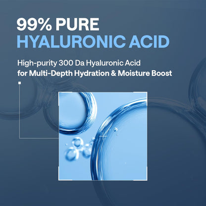 MEDIHEAL Hyaluronic Acid Toner Pads – Korean Skin Care, 99% Pure Low-Molecular Hyaluronic Acid with 8 HA Types & Glucose Hydro Complex, Deep Hydration & Cooling Care, Gel Hole Fabric, 100 pads