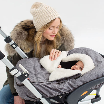 Skip Hop Winter Car Seat Cover, Stroll & Go, Heather Grey 🍁 All In One Marketplace Canada