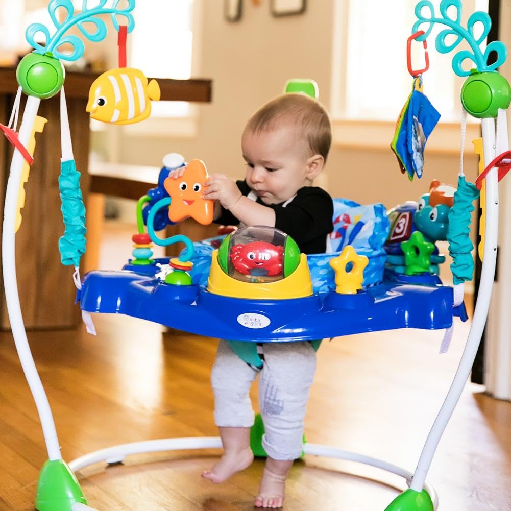 Baby Einstein Neptune's Ocean Discovery Activity Baby Jumper Activity Center, Ages 6 months +, Max weight 25 lbs., Unisex 🍁 All In One Marketplace Canada