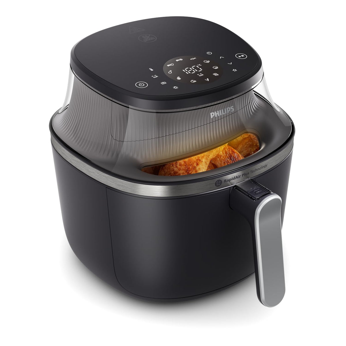 Philips 3000 Series Air Fryer with Window, 16 Ways to Cook, 6.5 Qt, Black
