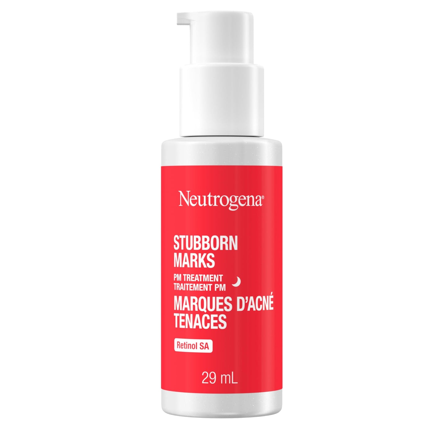 Neutrogena Stubborn Marks PM Treatment - Acne, Retinol Skin Care, Vitamin A - post-acne marks exfoliator - Fragrance Free, 29mL 🍁 All In One Marketplace Canada