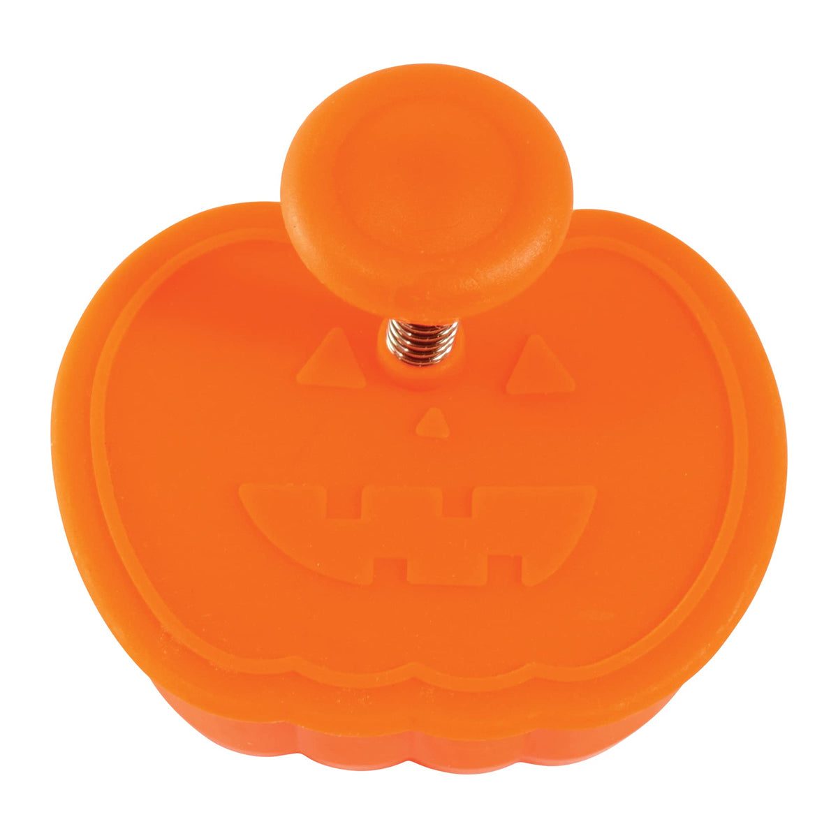 R&M International 0494 Emporte-pièces/tampons pour pâtisserie, biscuits ou pâte à sucre Halloween de 5 cm, Maison hantée, Chapeau de sorcière, Citrouille, Fantôme, Ensemble de 4 pièces
