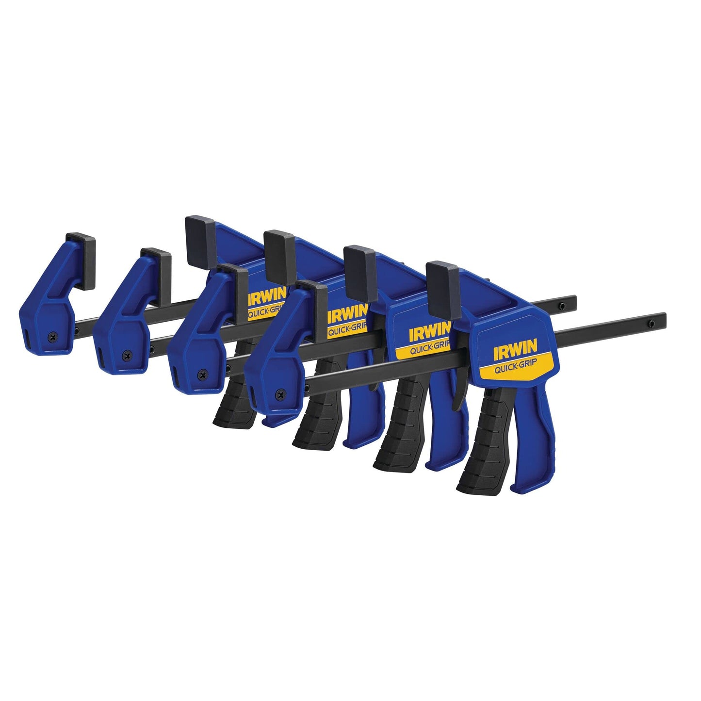 IRWIN QUICK-GRIP Clamps, One-Handed, Mini Bar, 6-Inch, 4-Pack (1964758) - Available at All In One Marketplace Canada