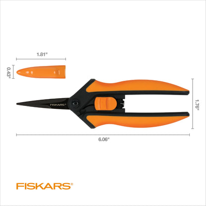 Fiskars Non-Stick Softgrip Micro-Tip Pruning Snip Fiskars