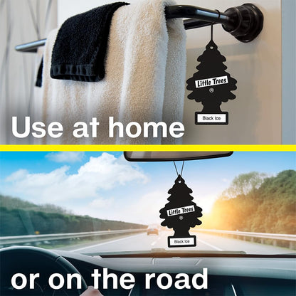 LITTLE Air Fresheners Car Air Freshener. Hanging Tree Provides Long Lasting Scent for Auto or Home. New Car Scent, 24 Air Fresheners