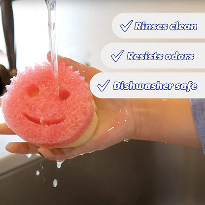 Scrub Daddy Dual Sided Sponge and Scrubber - Scrub Mommy - Scratch Free Sponge for Dishes and Home, Soft in Warm Water, Firm in Cold, Odor Resistant 4 Count - Available at All In One Marketplace Canada