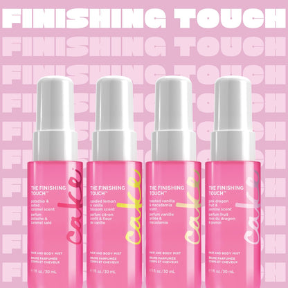 Cake Beauty Hair and Body Mist Travel Gift Set, The Finishing Touch- Fine Fragrance Mist – Infused with Aloe and Argan Oil –4 x 30mL/ 1 oz. 🍁 All In One Marketplace Canada