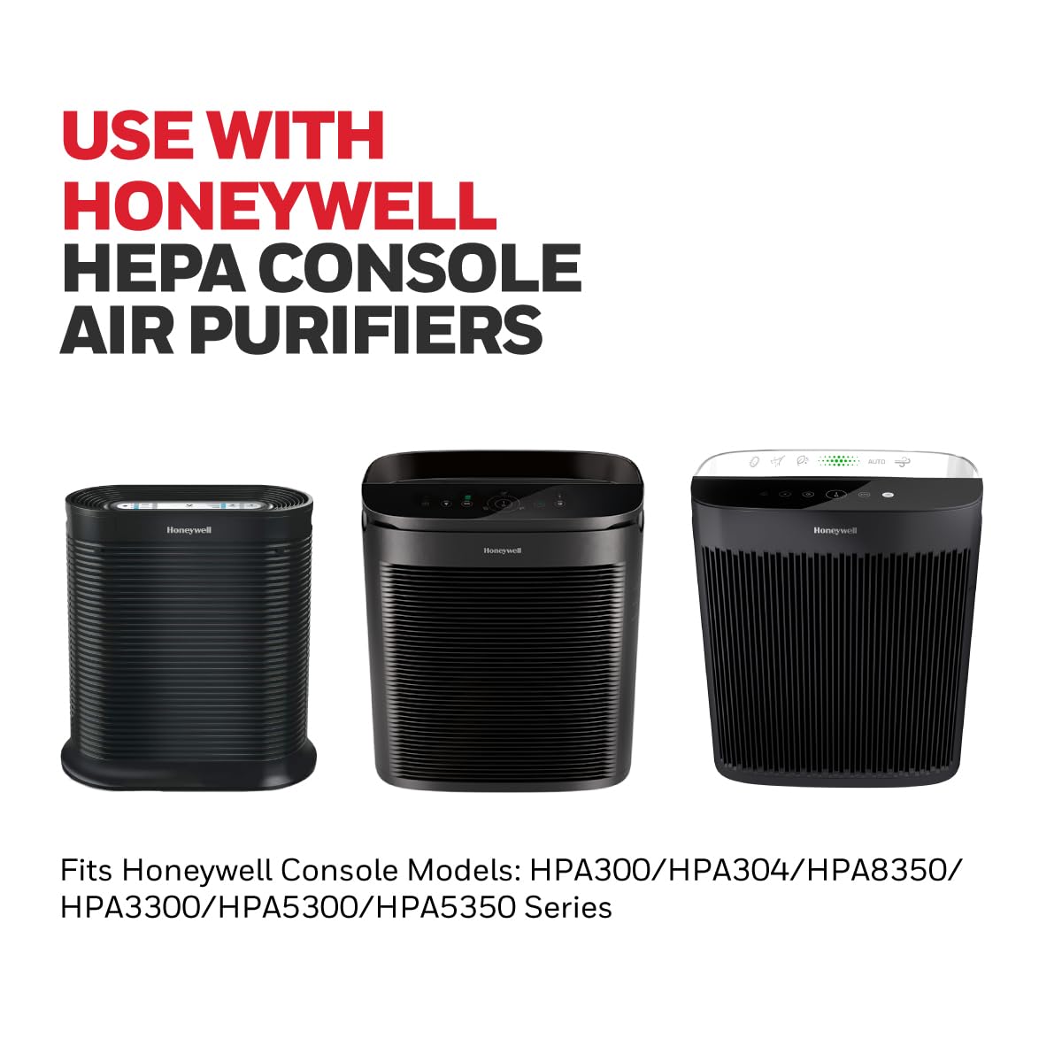 Honeywell HEPA Air Purifier Filter Kit Includes 3 HEPA R Replacement Filters and 4 A Carbon Pre-Cut Pre-Filters Airborne Allergen Air Filter Targets Wildfire/Smoke, Pollen, Pet Dander, and Dust Honeywell